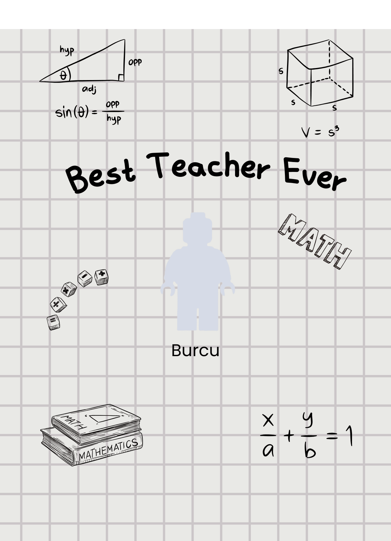 Best Teacher Kendin Tasarla Figür Tablo 21x30