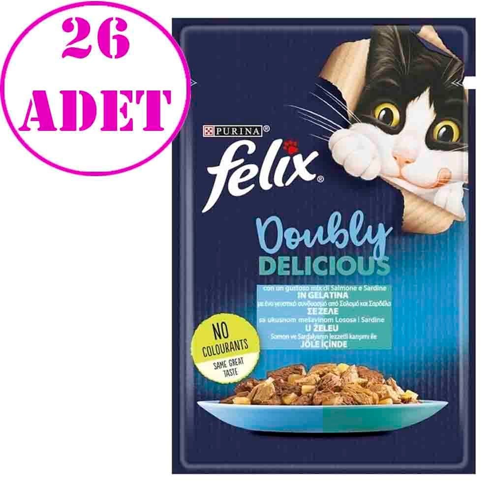 Felix Somon Sardalya Kedi Pouch 85 gr 26 AD
