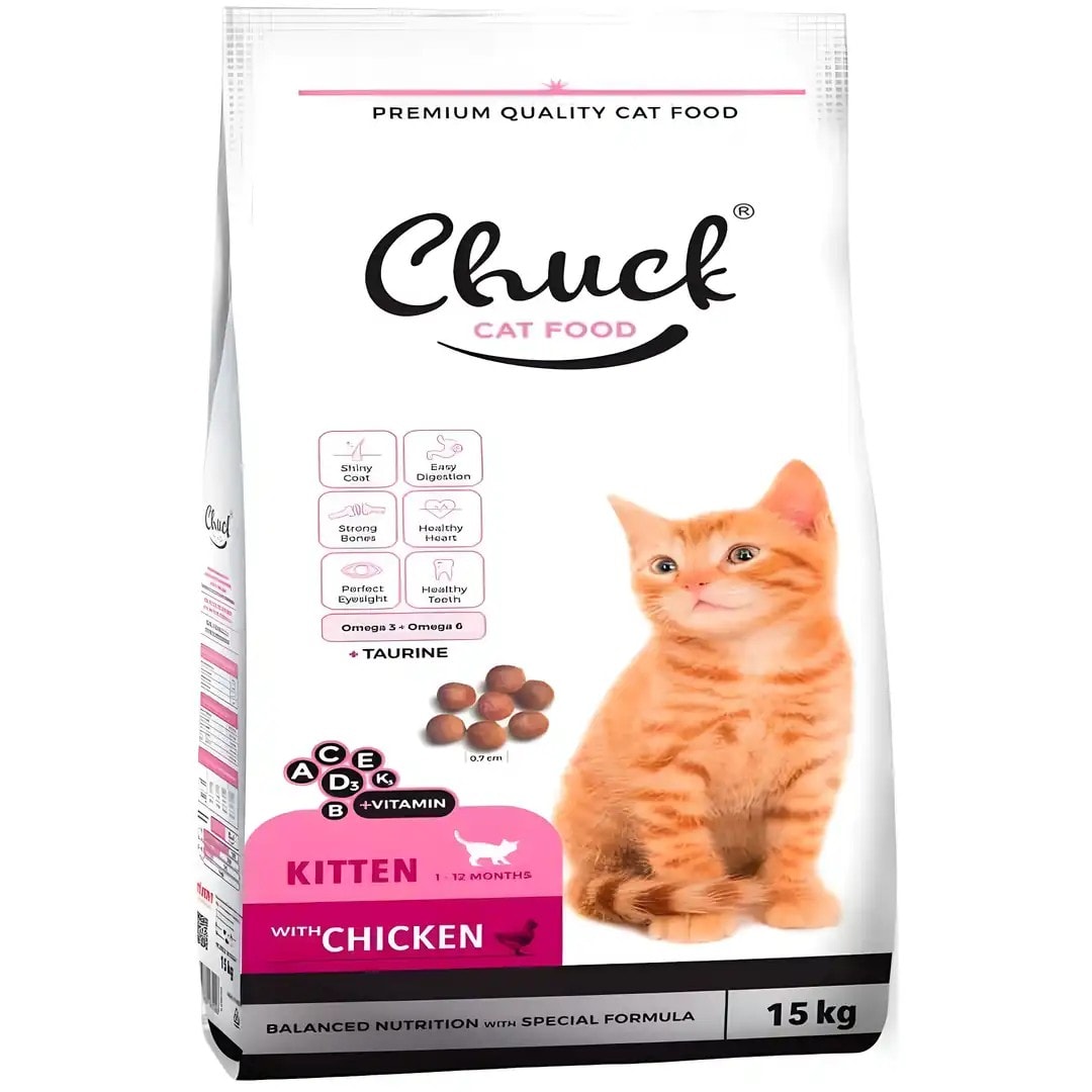 Chuck Yavru Kedi Maması Tavuklu 15 Kg