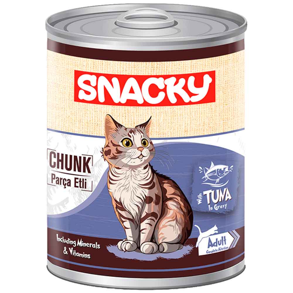 Snacky Chunk Ton Balıklı Kedi Konservesi 400 Gr