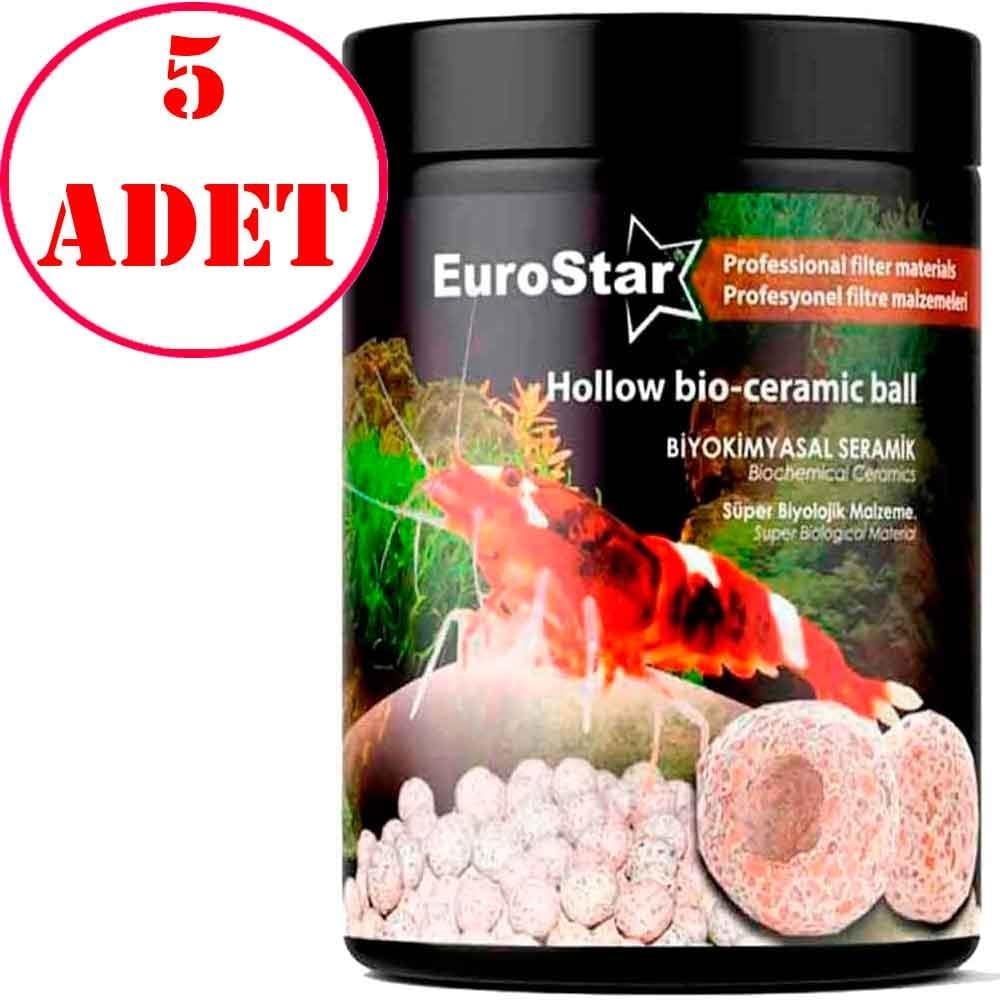 Eurostar Hollow Bio Balls Biyolojik Dış Filtre Malzemesi 400 Gr 5 AD