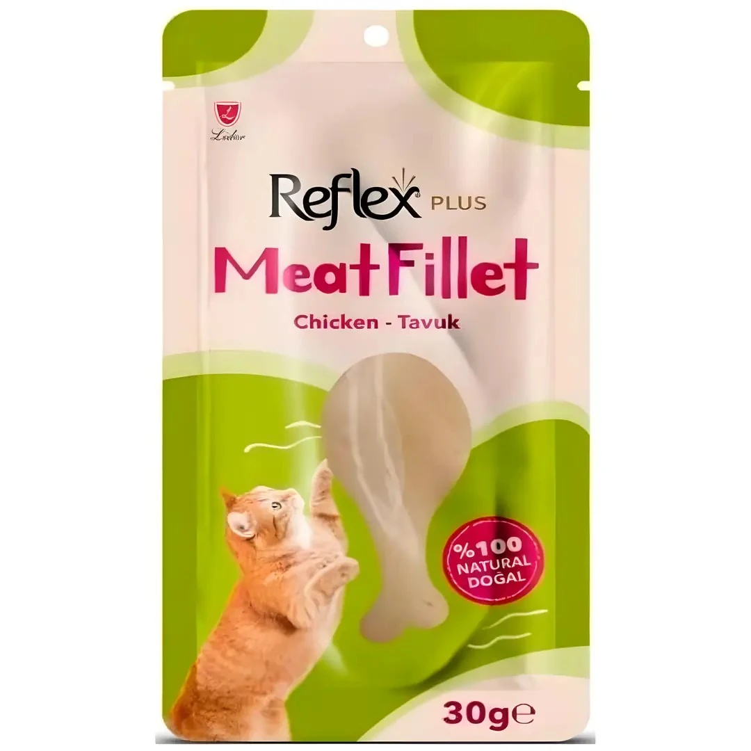 Reflex Plus Kedi Ödül Maması Natural Tavuk Fileto 30 Gr