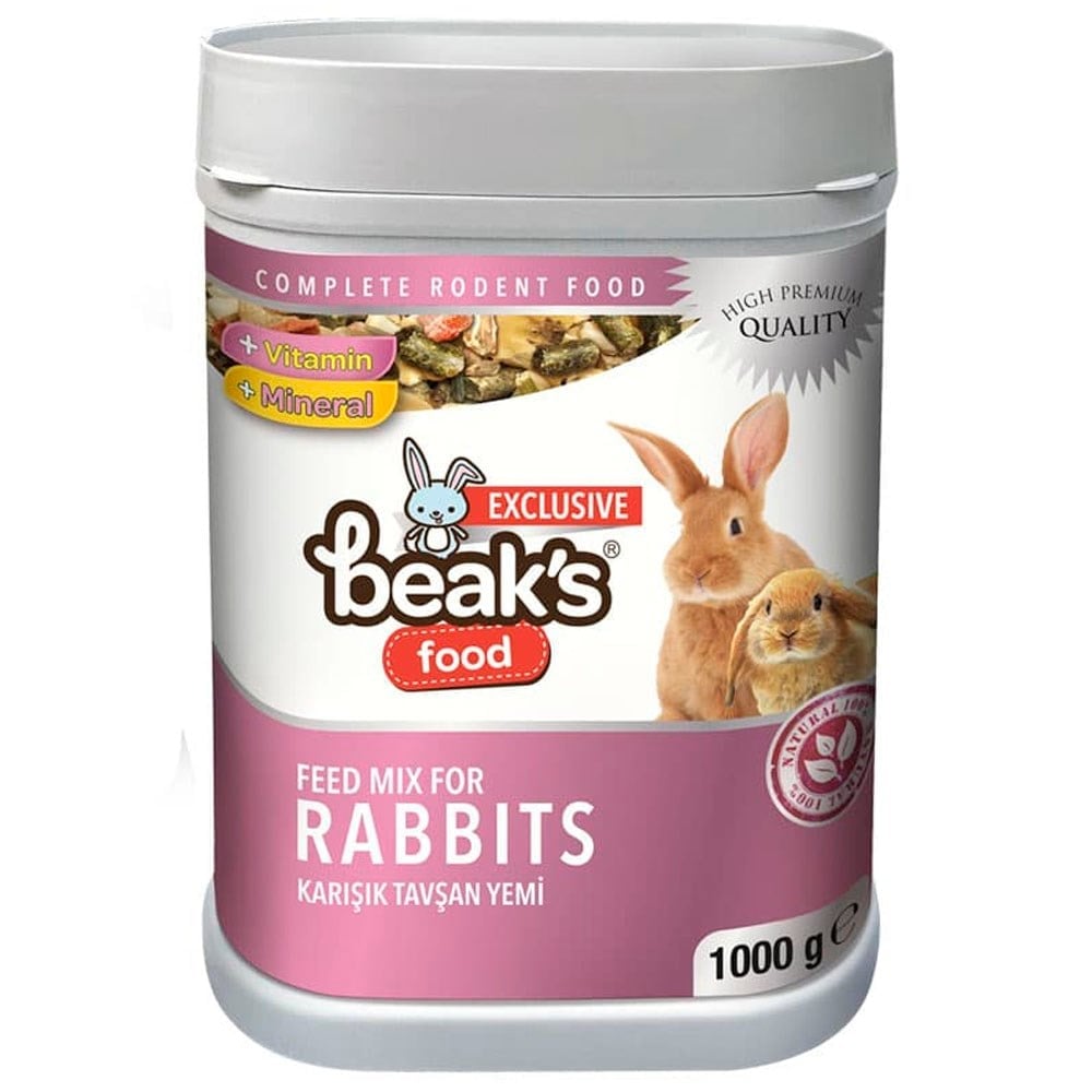 Beaks Karışık Tavşan Yemi 1000 gr