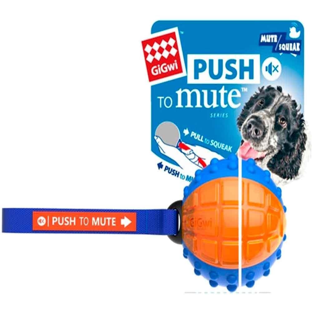 Gigwi Ses Kontrollü Gülle Köpek Oyuncağı Turuncu Mavi