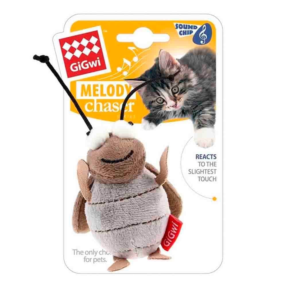 Gigwi Melodili Ağustos Böceği Kedi Oyuncağı