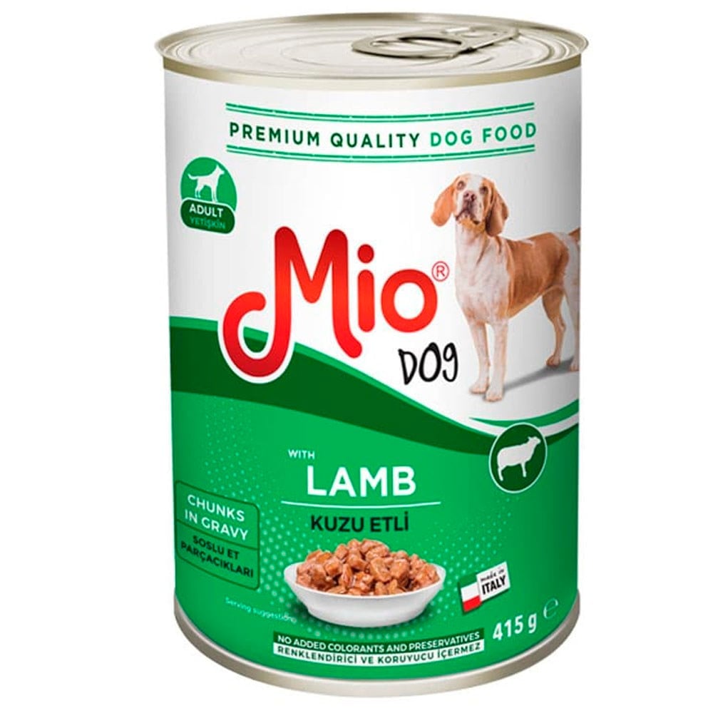 Mio Kuzu Etli Köpek Konservesi 415 gr