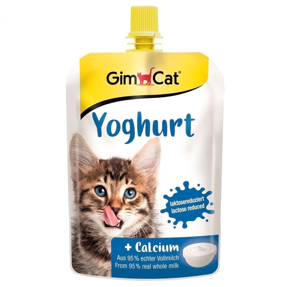 GimCat Kalsiyum İlaveli Kedi Ödül Yoğurdu 150 Gr