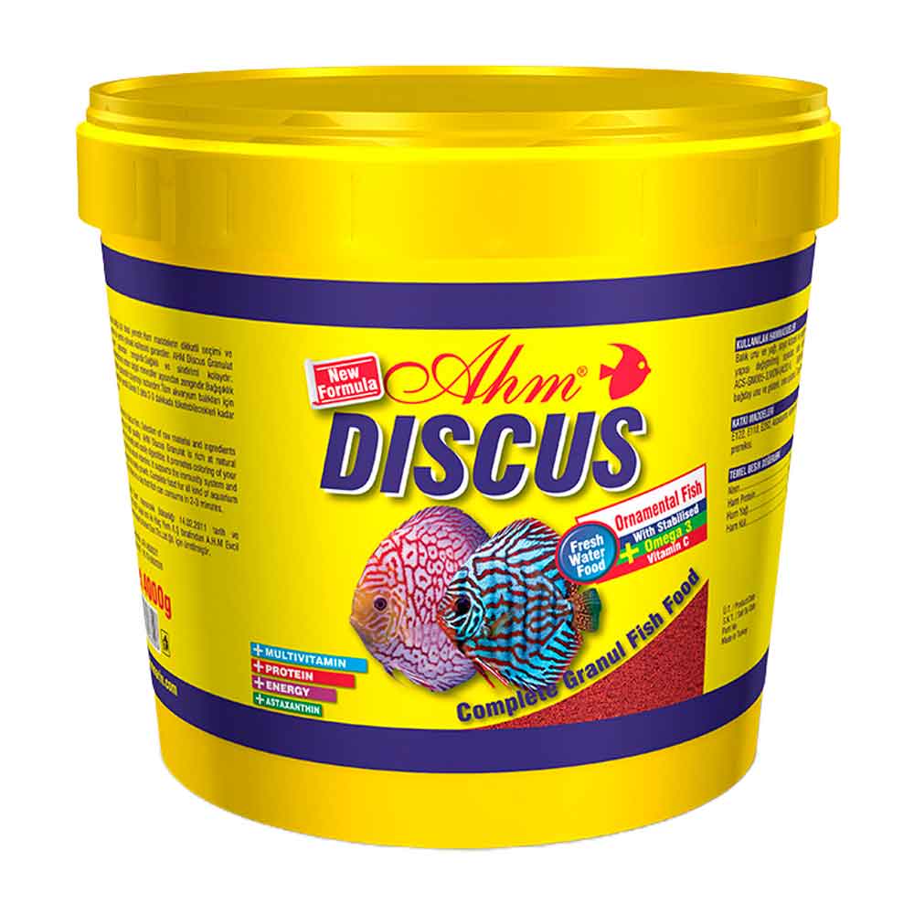 AHM Discus Granulat Balık Yemi 4 Kg