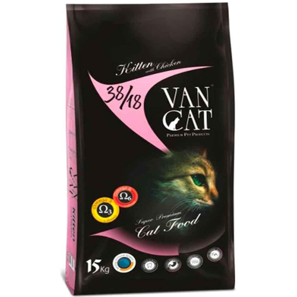 VanCat Kitten Kuzulu Pirinçli Yavru Kedi Maması 15 Kg