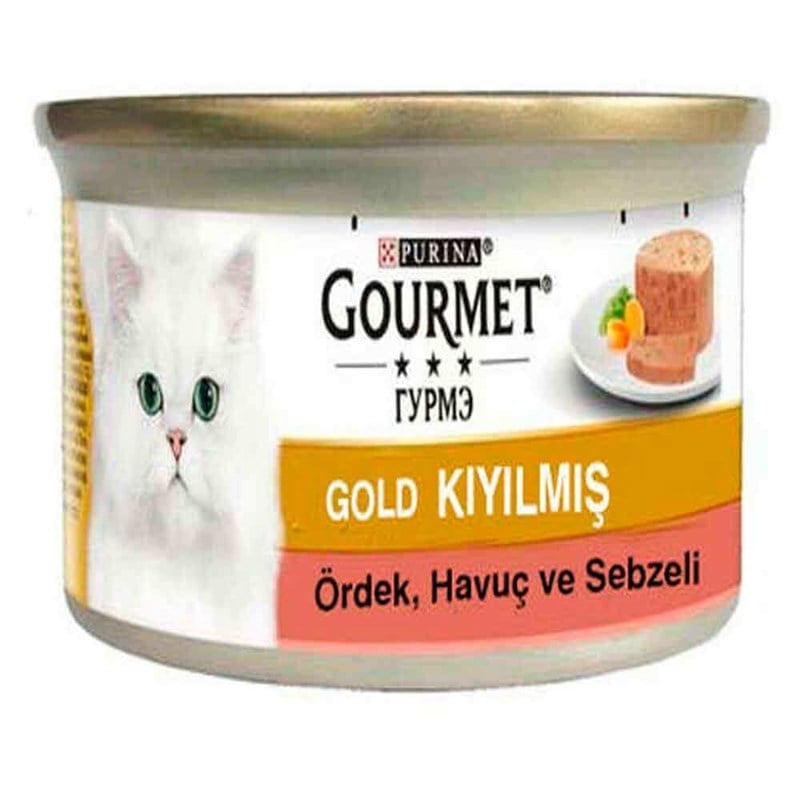 Proplan Gourmet Kıyılmış Ördekli Havuçlu Kedi Konservesi 85 gr