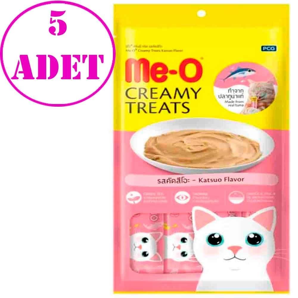 Meo Çizgili Orkinas Balıklı Krema Kedi Ödülü 4x15 gr 5 AD