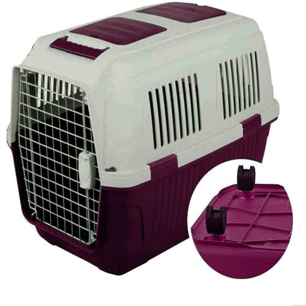 Strong Köpek Taşıma Tekerlekli 71x53x52 Bordo