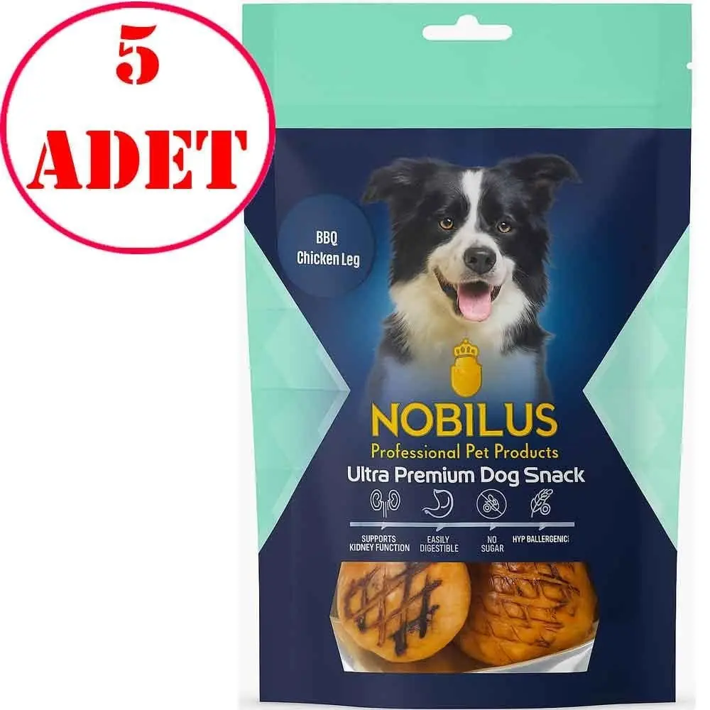 Nobilus Köpek Ödül Maması Barbekü Soslu Tavuk But 80 Gr 5 AD