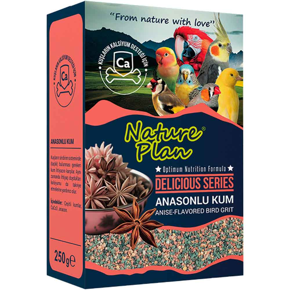 Nature Plan Delicious Serisi Anasonlu Kuş Kumu 250 Gr