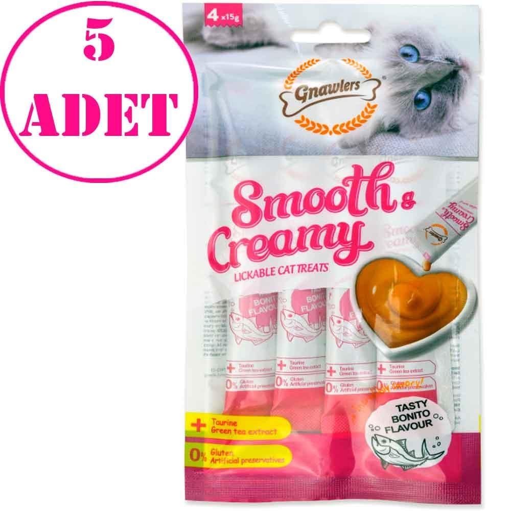 Gnawlers Krema Kedi Ödülü Ton Balıklı 4x15 Gr 5 AD