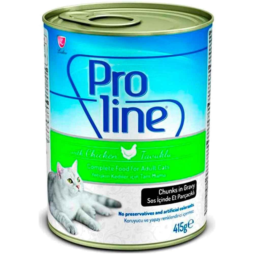 ProLine Tavuklu Yetişkin Kedi Konservesi 415Gr