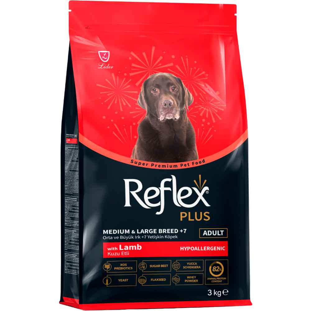 Reflex Plus Senior Kuzulu Yaşlı Köpek Maması 3 Kg