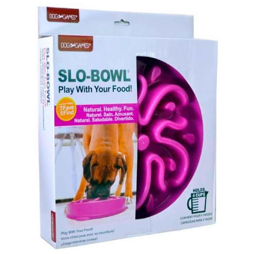 Dog Games Köpek Yavaş Yeme Mama Kabı 4 Mor 27 Cm