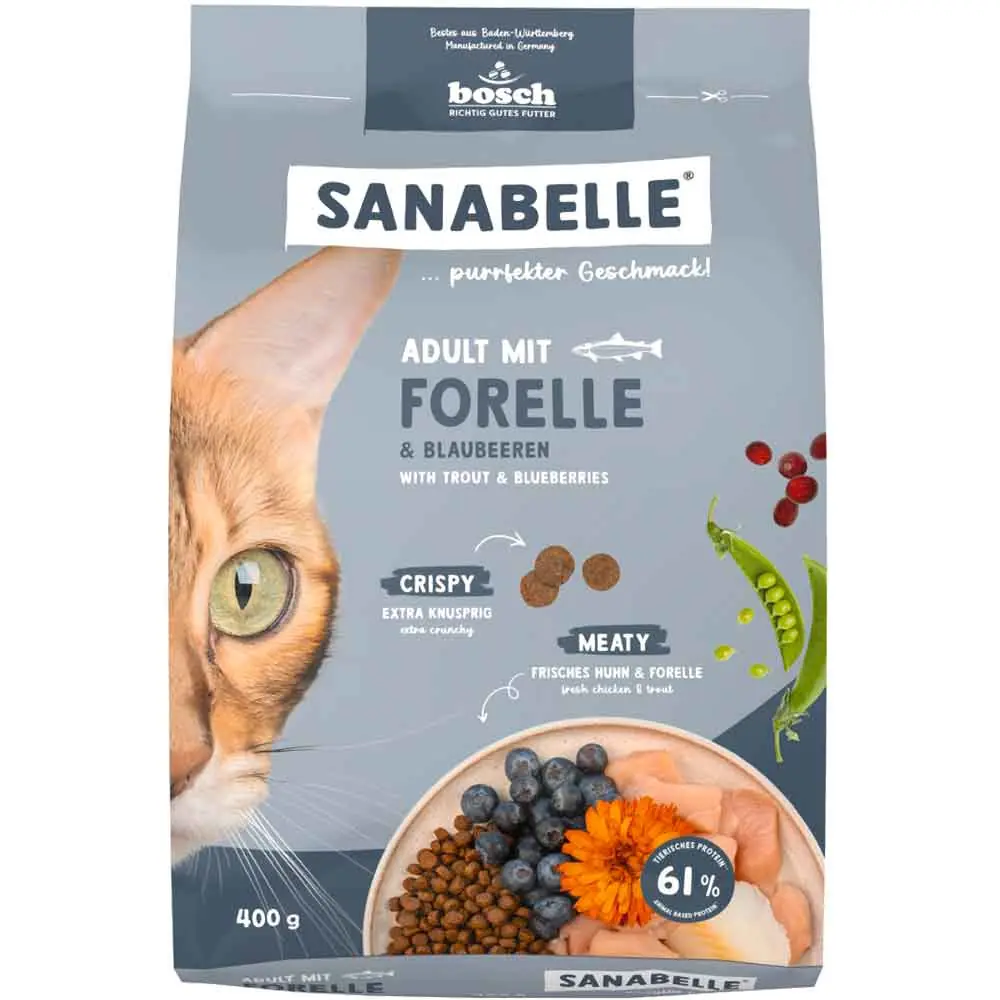 Sanabelle Forelle Trout Alabalıklı Kedi Maması 400 Gr