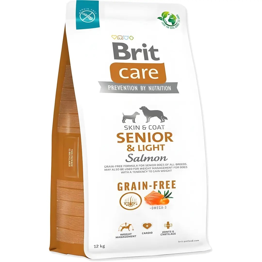Brit Care Tahılsız Somonlu Yaşlı Köpek Maması 12 Kg