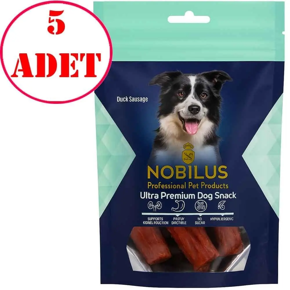 Nobilus Köpek Ödül Maması Ördekli Sosis 80 Gr 5 AD