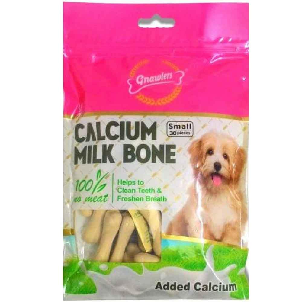 Gnawlers Köpek Ödül Bisküvisi Calcium Milk Bone 30'lu Paket