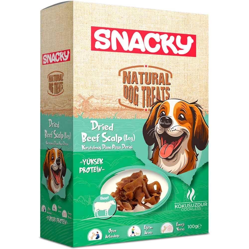 Snacky Köpek Ödülü Kurutulmuş Dana Paça Derisi 100 Gr