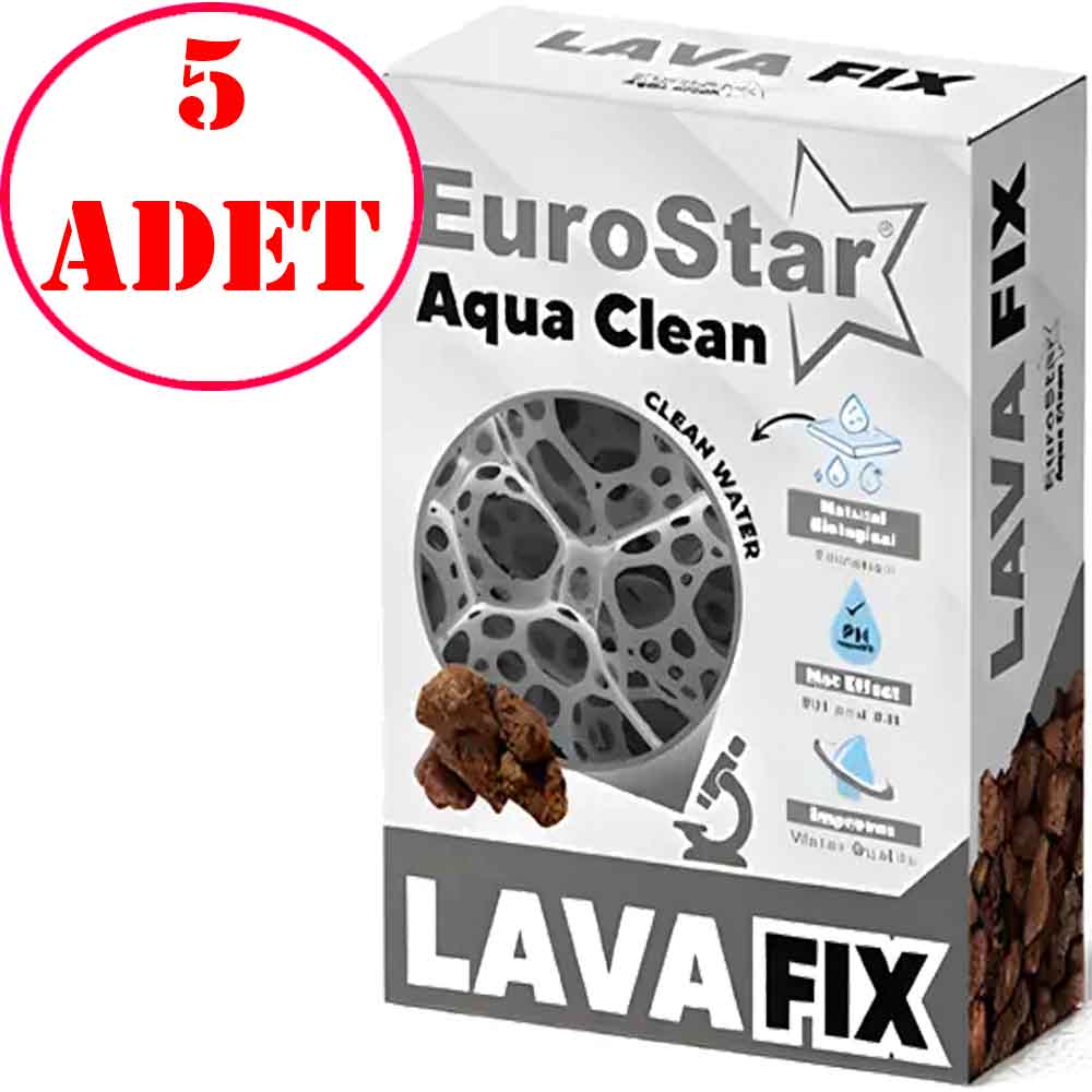 Eurostar Akvaryum Filtre Malzemesi Lava Fix 500 Ml 5 AD