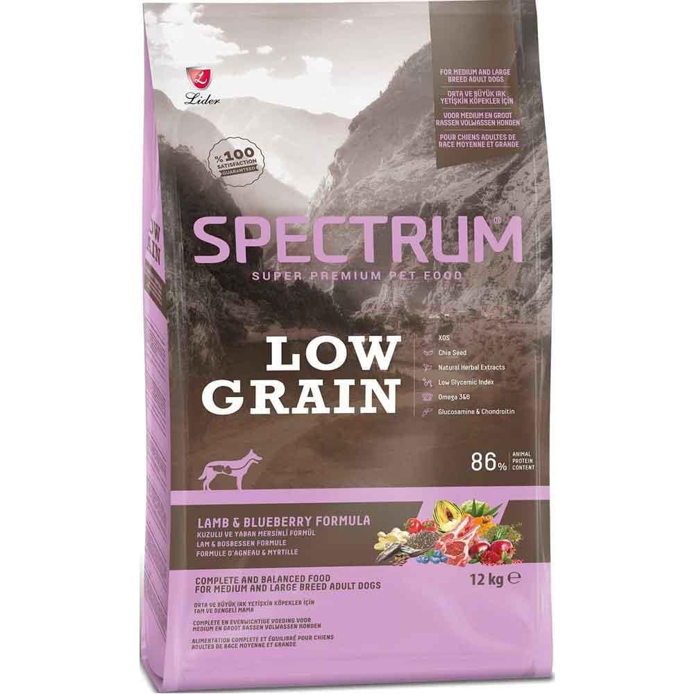 Spectrum Kuzu Etli Yaban Mersinli Büyük Irk Köpek Maması 12 Kg