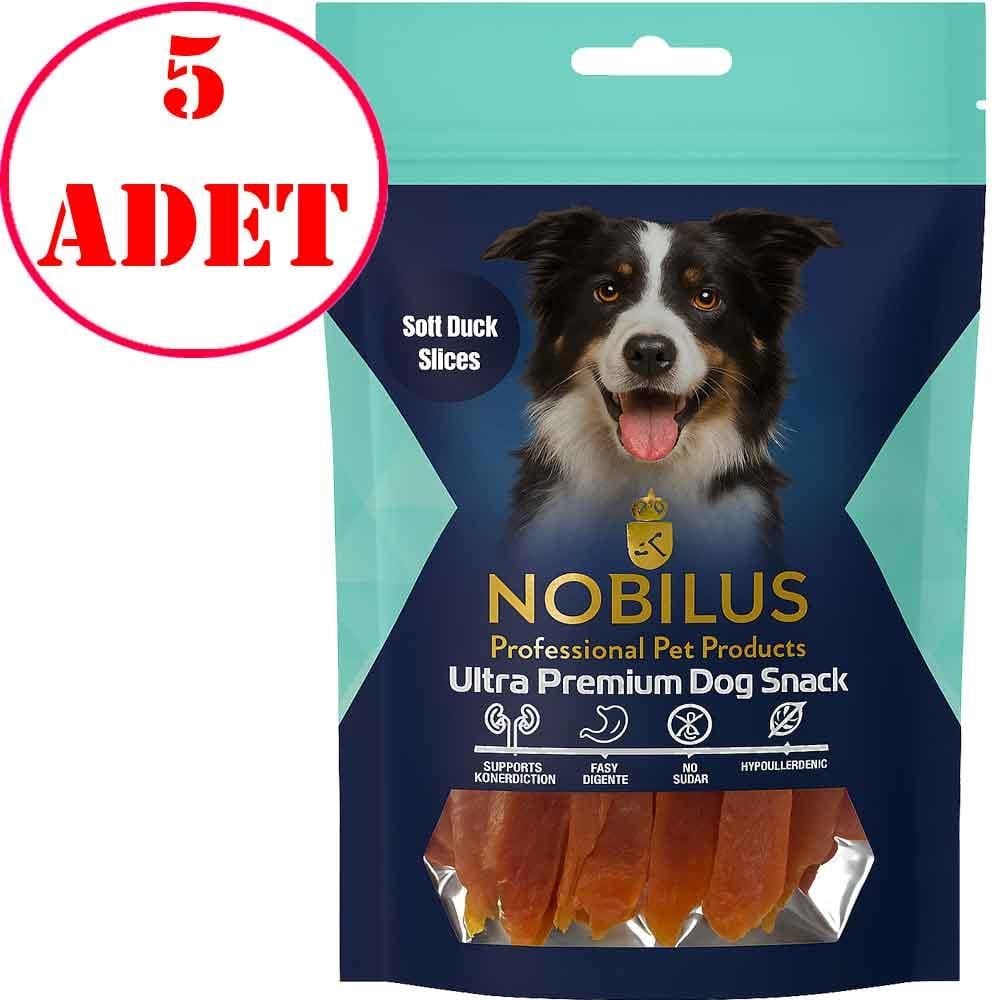 Nobilus Köpek Ödül Maması Yumuşak Ördek Dilimleri 80 Gr 5 AD