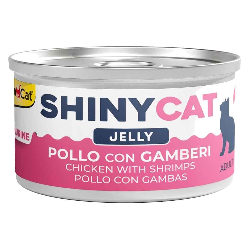 Gimcat Shiny Cat Jel içinde Tavuk ve Karidesli Konserve 70 gr