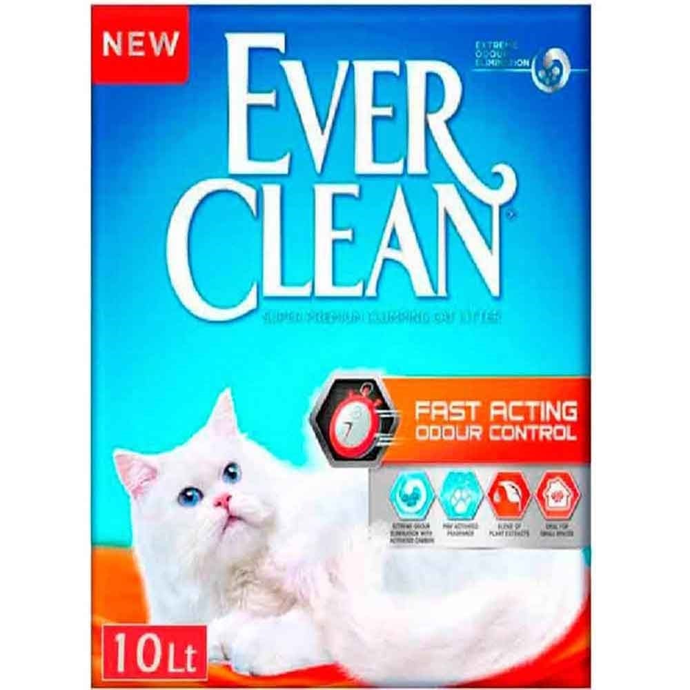 Ever Clean Fast Acting Odour Control Hızlı Koku Etkili Kedi Kumu 10 lt
