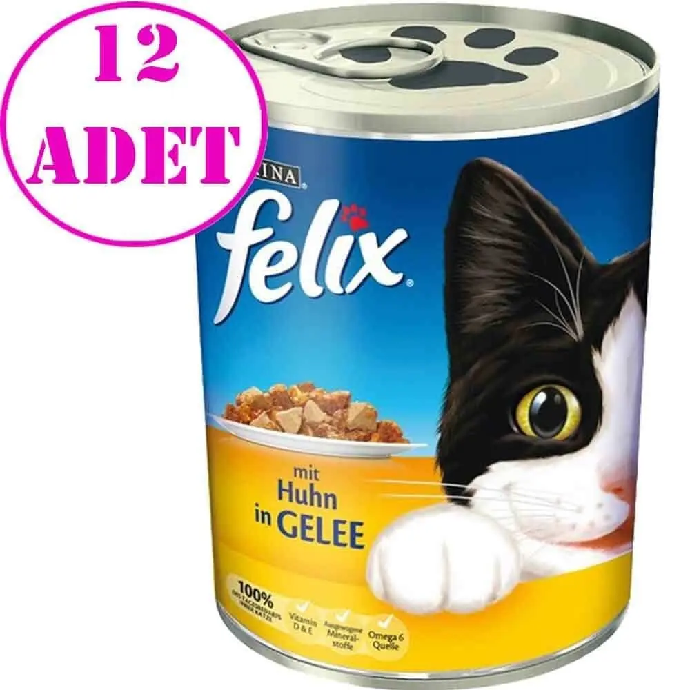 Purina Felix Tavuklu Kedi Konservesi 400 Gr 12 AD