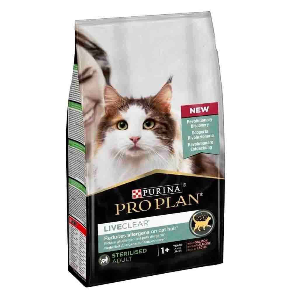 Pro Plan LiveClear Somonlu Alerjen Azaltan Kısırlaştırılmış Kedi Maması 1,4 kg