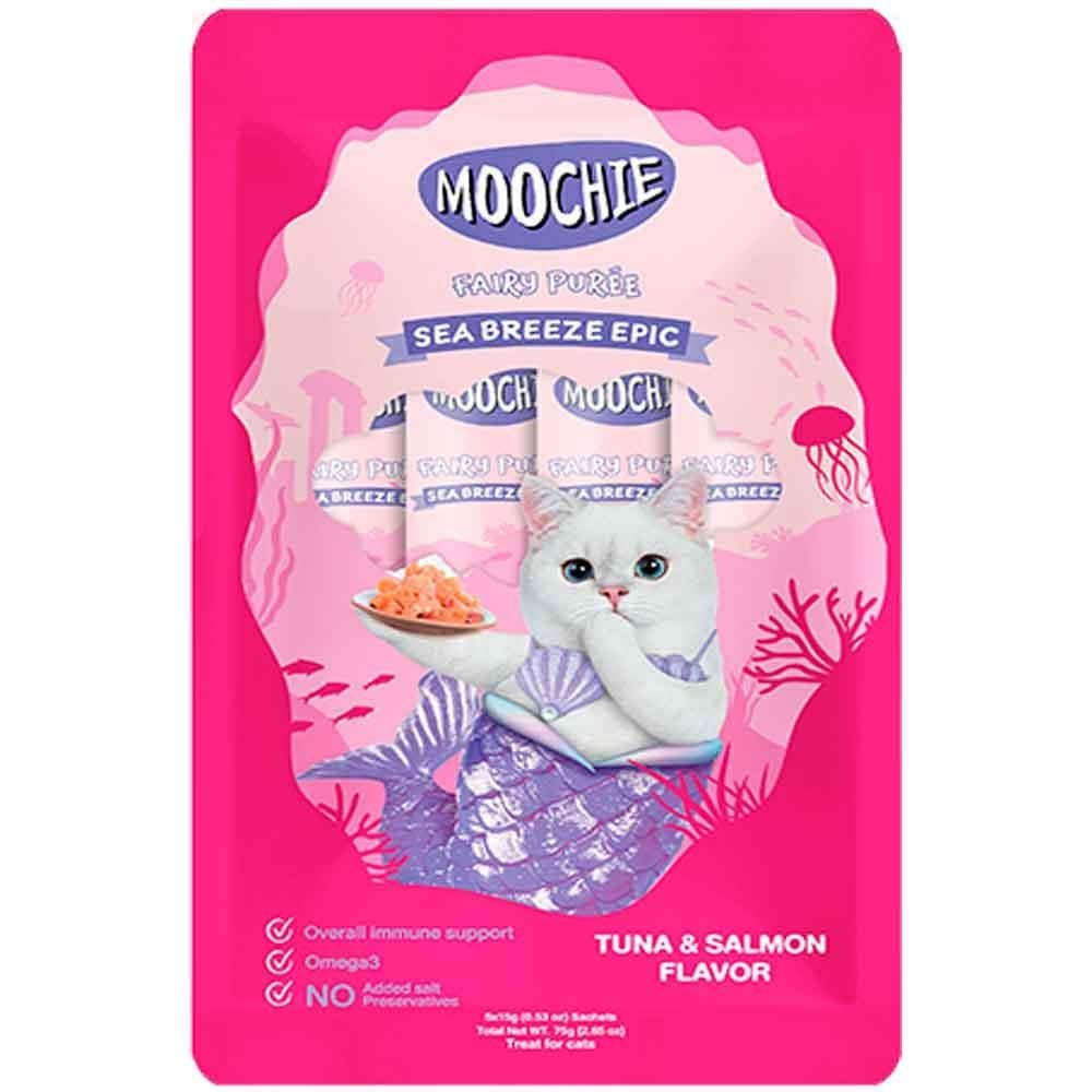 Moochie Sıvı Kedi Ödülü Ton Somon 5x15 Gr
