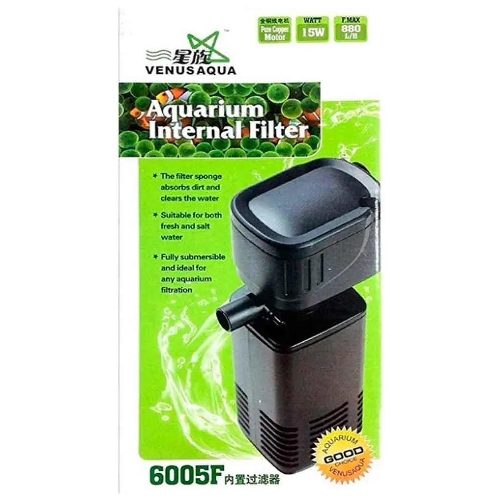 Venus Aqua Akvaryum İç Filtre 6005F 880 L/S 15W