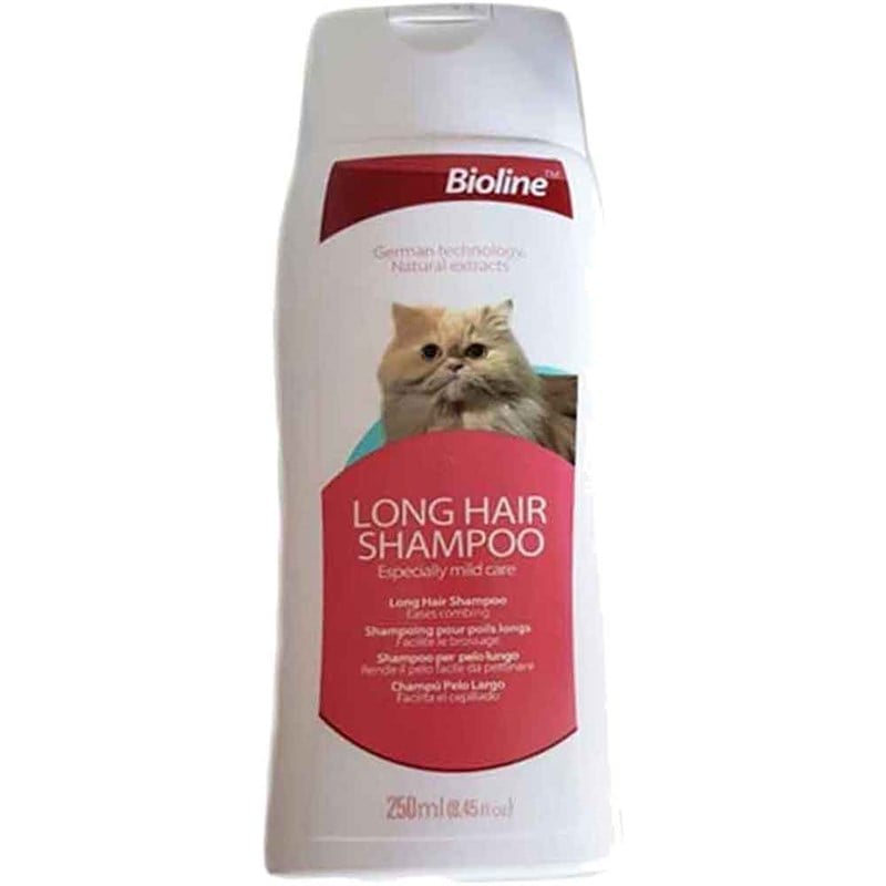 Bioline Uzun Tüylü Kediler İçin Şampuan 250 Ml