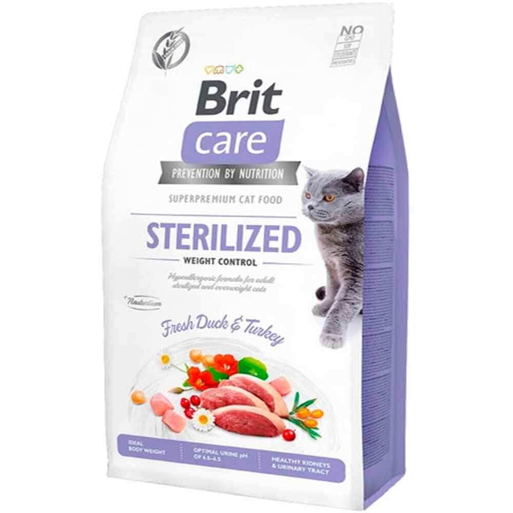 Brit Care Hypo-Allergenic Ördekli Tahılsız Kısırlaştırılmış Kedi Maması 2 kg