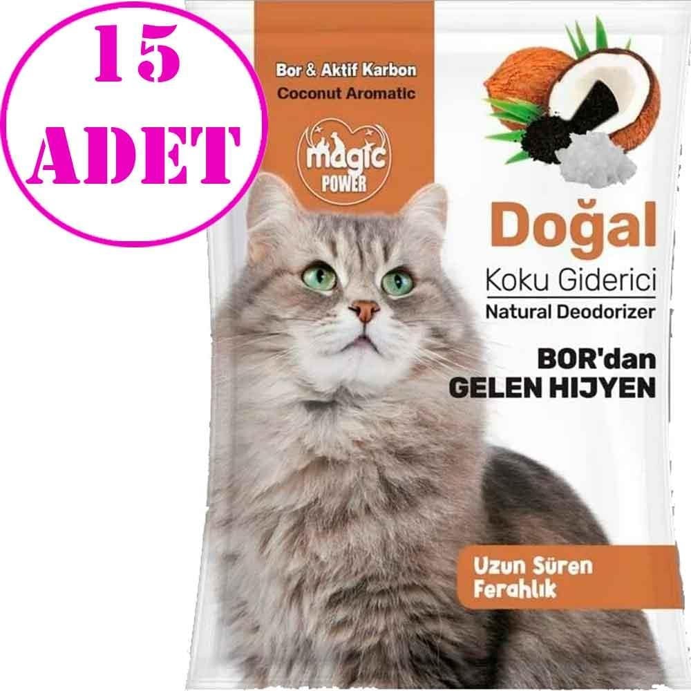 Magic Power Kedi Kumu Koku Giderici Hindistan Cevizi 25 Gr 15 AD