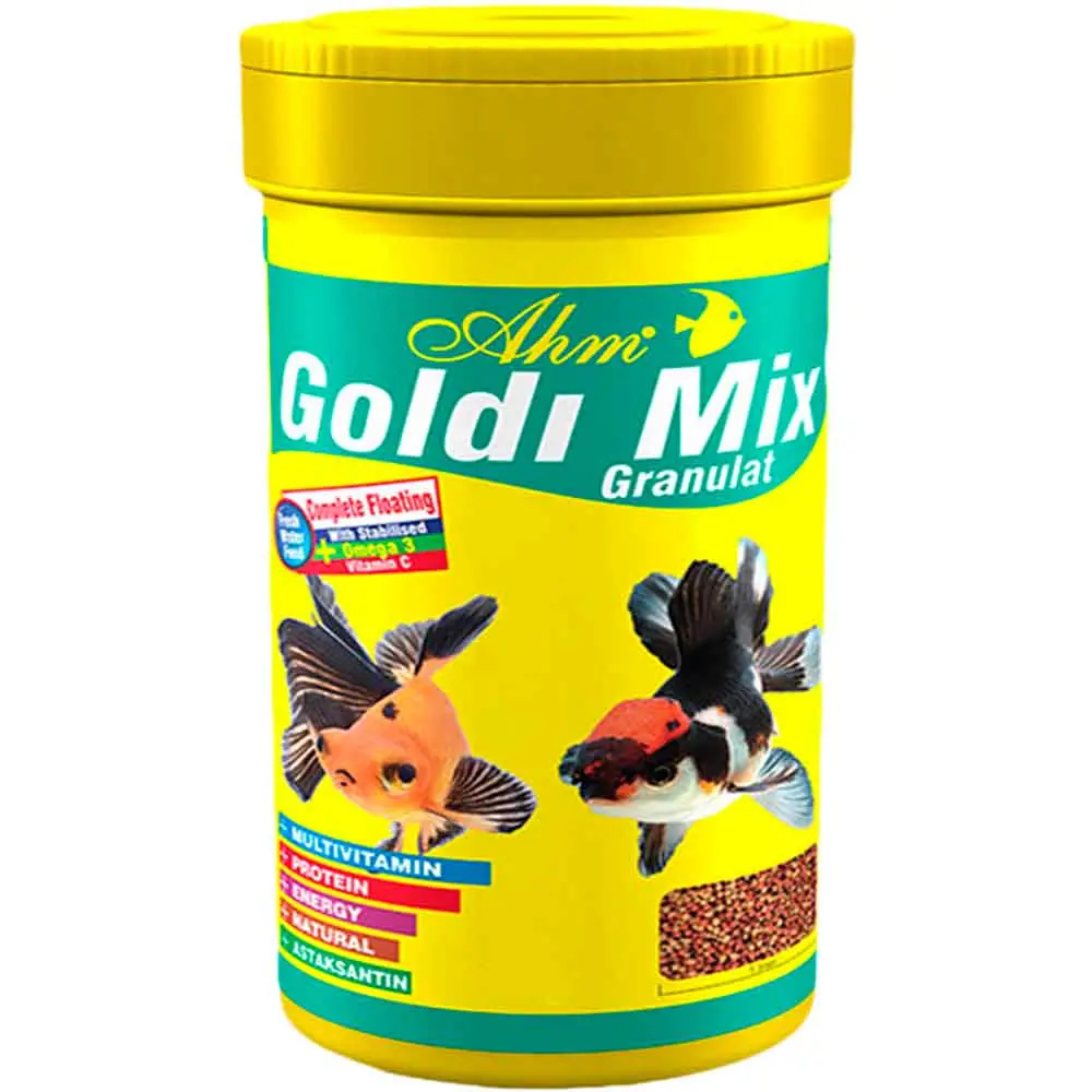 Ahm Goldi Mix Granulat Balık Yemi 100 ml