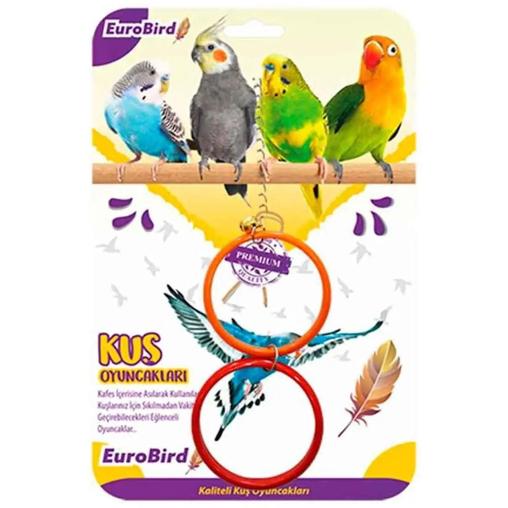 Euro Bird Kuş Oyuncağı İkili Halka