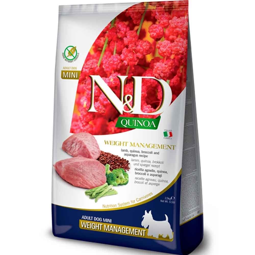 ND Quinoa Weight Management Kuzulu Köpek Maması Mini 800 GR