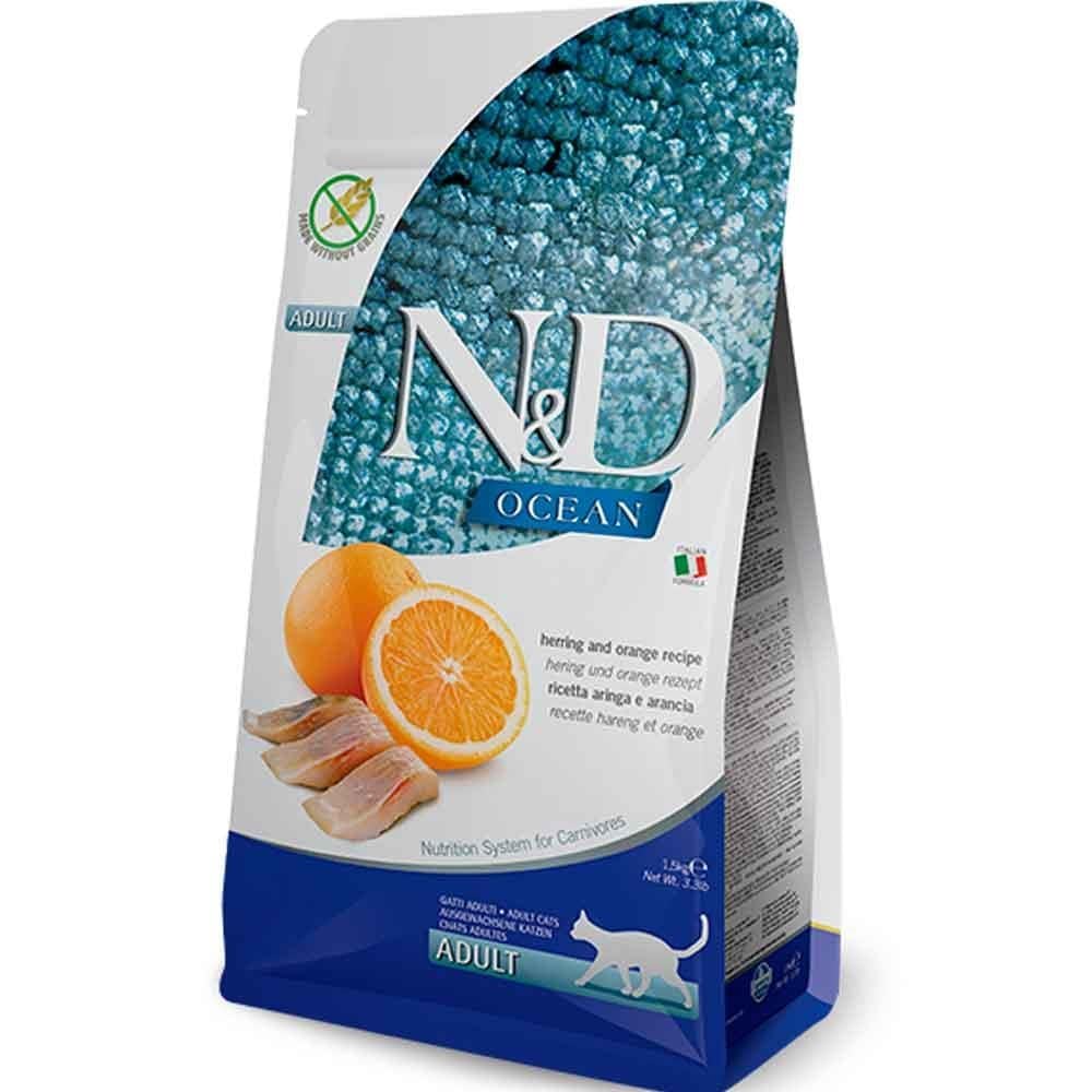 ND Ocean Kısır Kedi Maması Ringa Balığı Ve Portakallı 300 GR