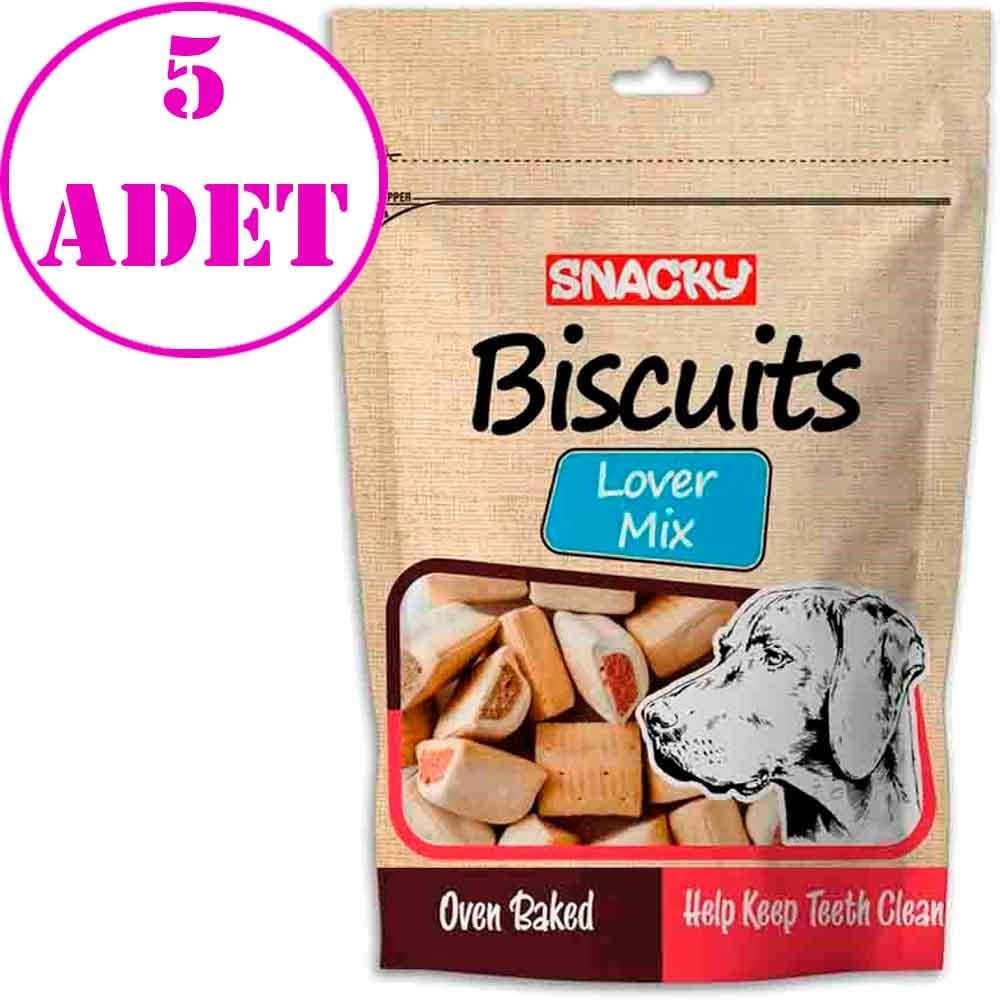Snacky Lover Mix Köpek Ödül Bisküvisi 200 Gr 5 AD
