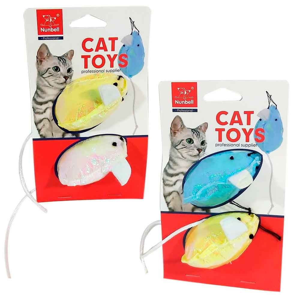 Nunbell Kedi Oyuncağı Renkli Fare