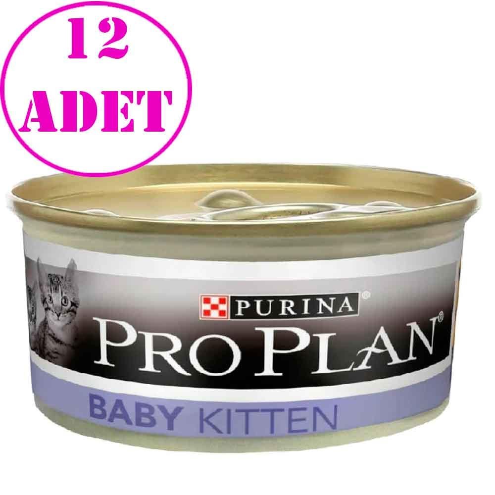 Pro Plan Babycat Tavuklu Yavru Kedi Konservesi 85 gr 12 AD