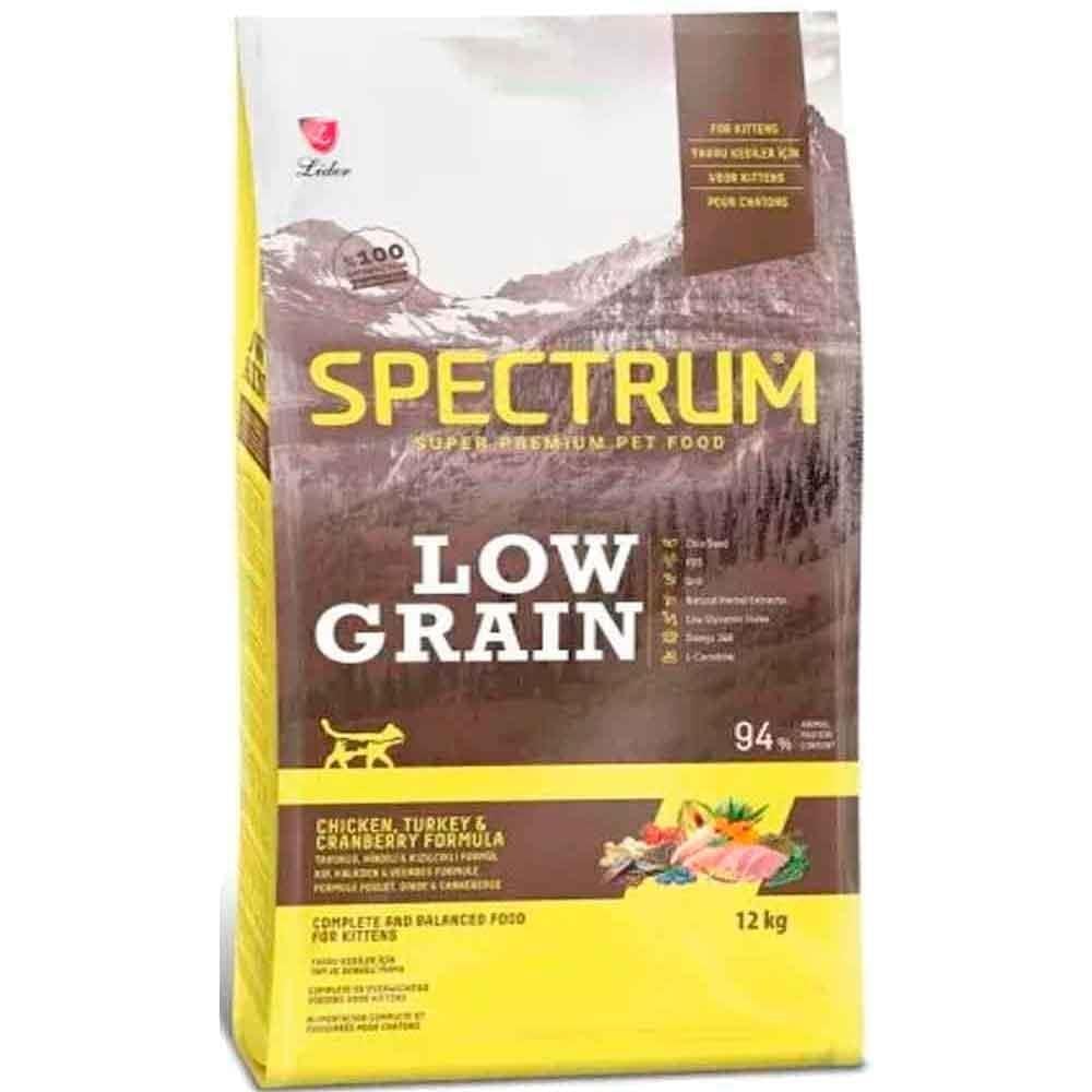 Spectrum Yavru kedi Maması Tavuklu Hindili ve Kızılcıklı 12+1 Kg