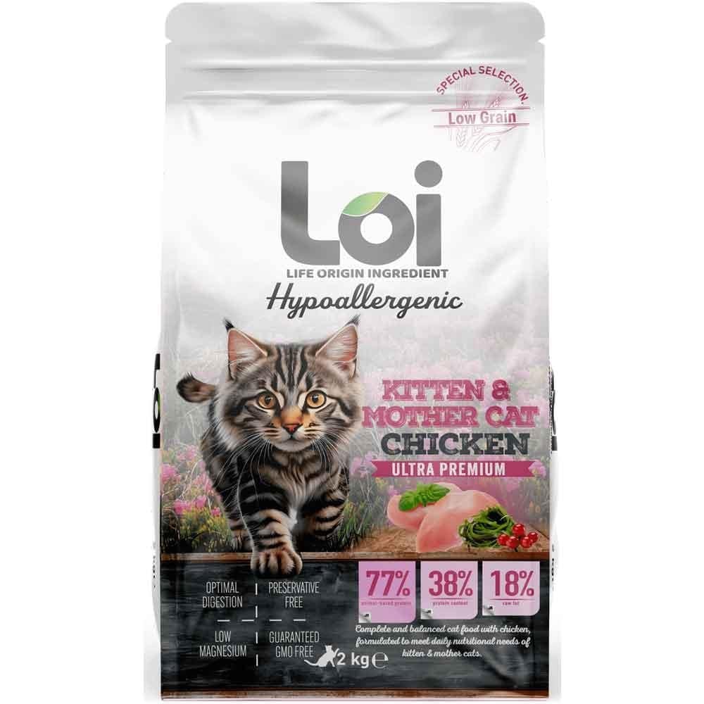 Loi Hipoalerjenik Yavru Kedi Maması Tavuklu 2 Kg