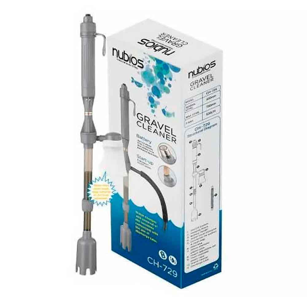 Nubios Akvaryum Dip Süpürgesi Elektrikli USB Kablolu ve Pilli