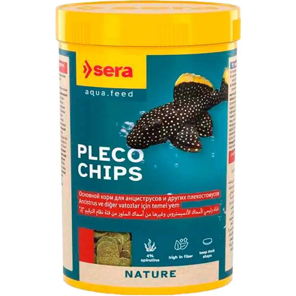 Sera Wels Chips Nature 250 ML